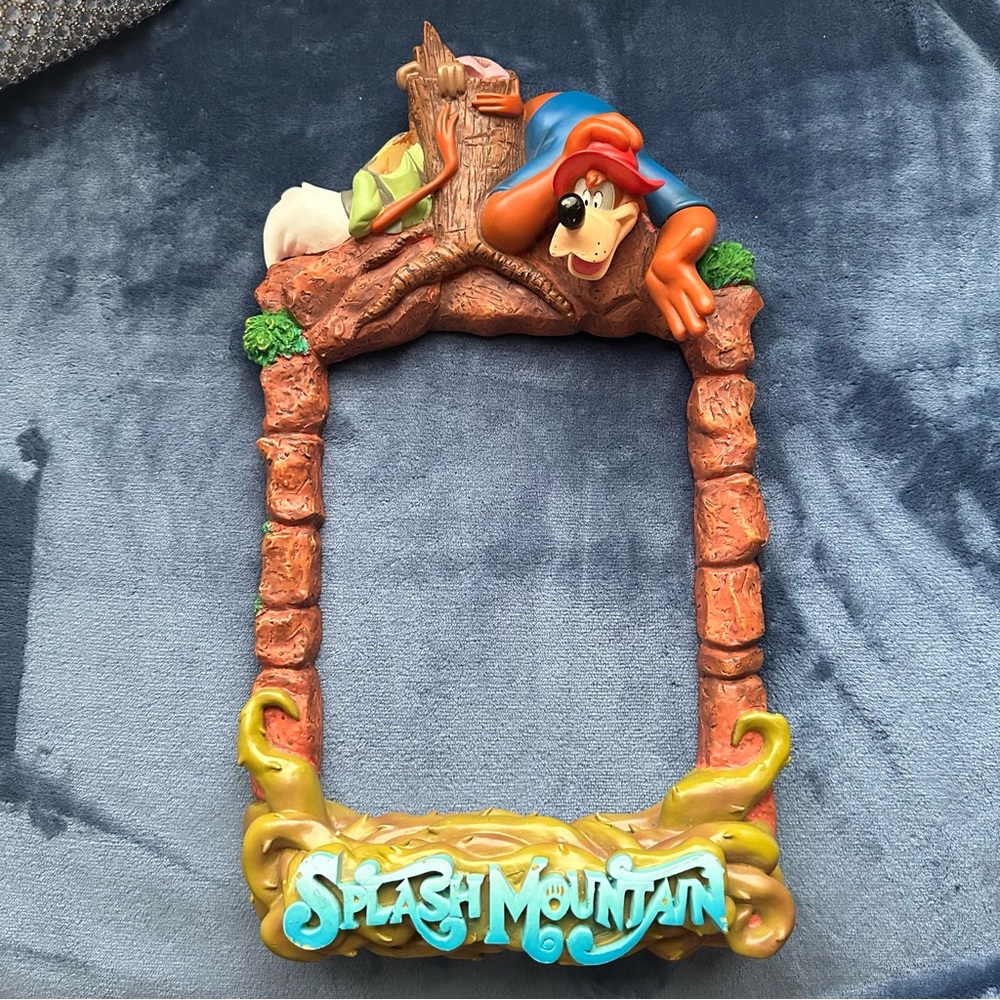 Disney World Splash Mountain Brer Rabbit Fox Bear Picture Frame RARE 8X10 3D